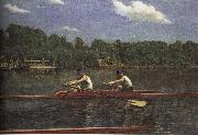 Thomas Eakins The buddie is rowing the boat USA oil painting artist
